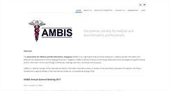 Desktop Screenshot of ambis.org.sg