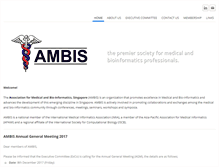 Tablet Screenshot of ambis.org.sg